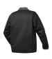 Preview: Twill Bundjacke grau/schwarz