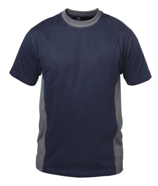 T-Shirt marine/grau